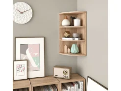 Prateleira|Vicco Prateleira de canto sonoma 30x30x60 ecki Natural claro