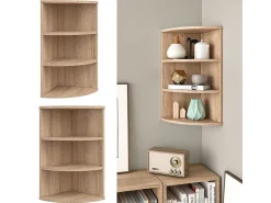 Prateleira|Vicco Prateleira de canto sonoma 30x30x60 ecki Natural claro