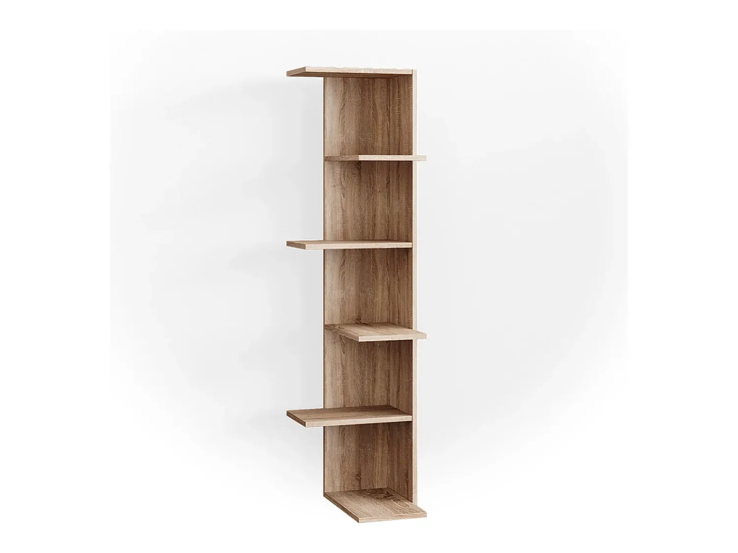 Prateleira|Vicco Prateleira de canto sonoma 37x37x140.1 tera Natural claro