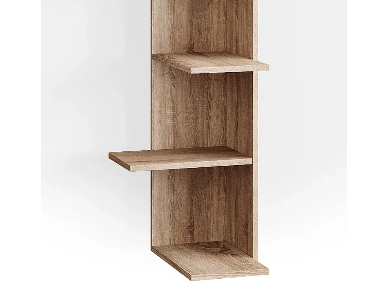 Prateleira|Vicco Prateleira de canto sonoma 37x37x140.1 tera Natural claro
