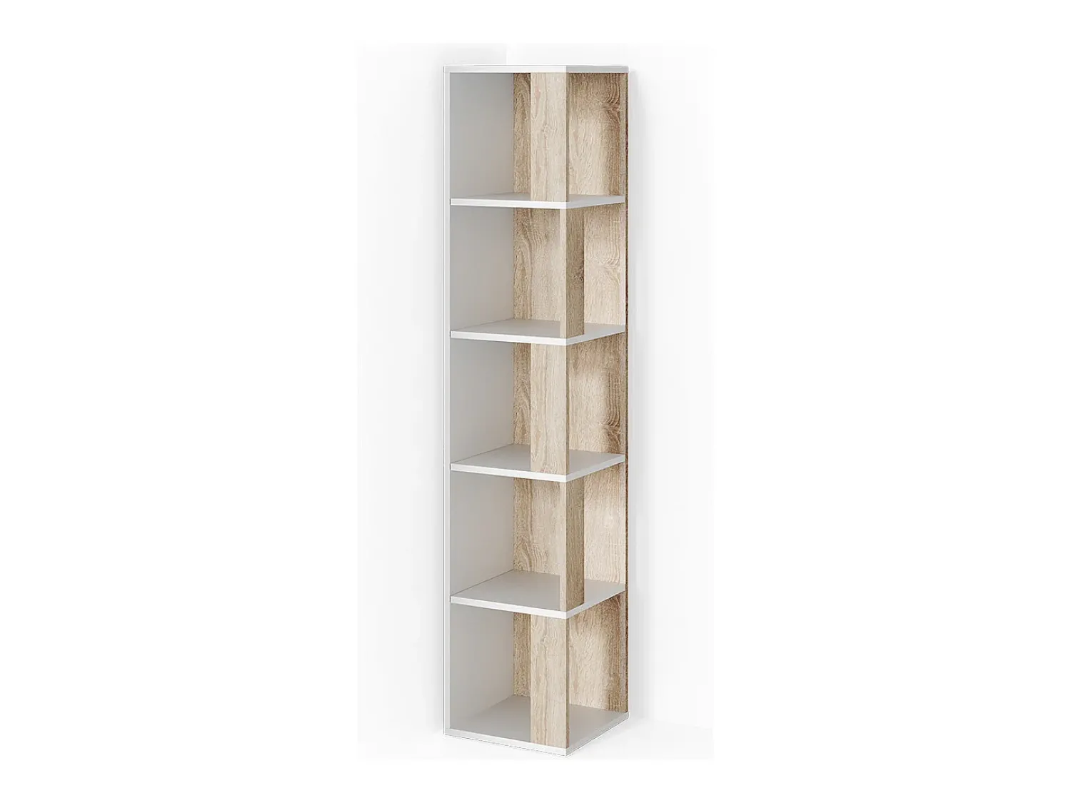 Vicco Prateleira de canto sonoma 33.3x33.3x162.2 lio Natural claro