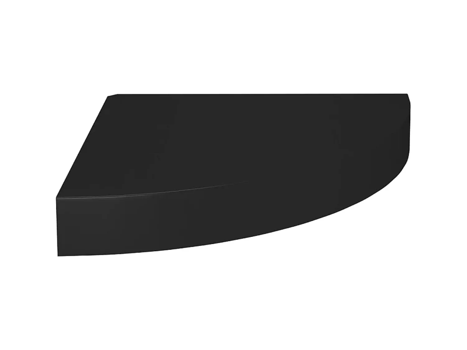 Prateleira de canto suspensa 25x25x3,8 cm MDF PT575799^ Prateleira