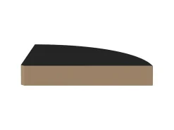 Prateleira de canto suspensa 25x25x3,8 cm MDF PT575799^ Prateleira