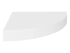 Prateleira de canto suspensa 25x25x3,8 cm MDF PT962880^ Prateleira