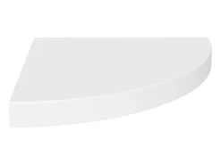 Prateleira de canto suspensa 35x35x3,8 cm MDF PT537394^ Prateleira