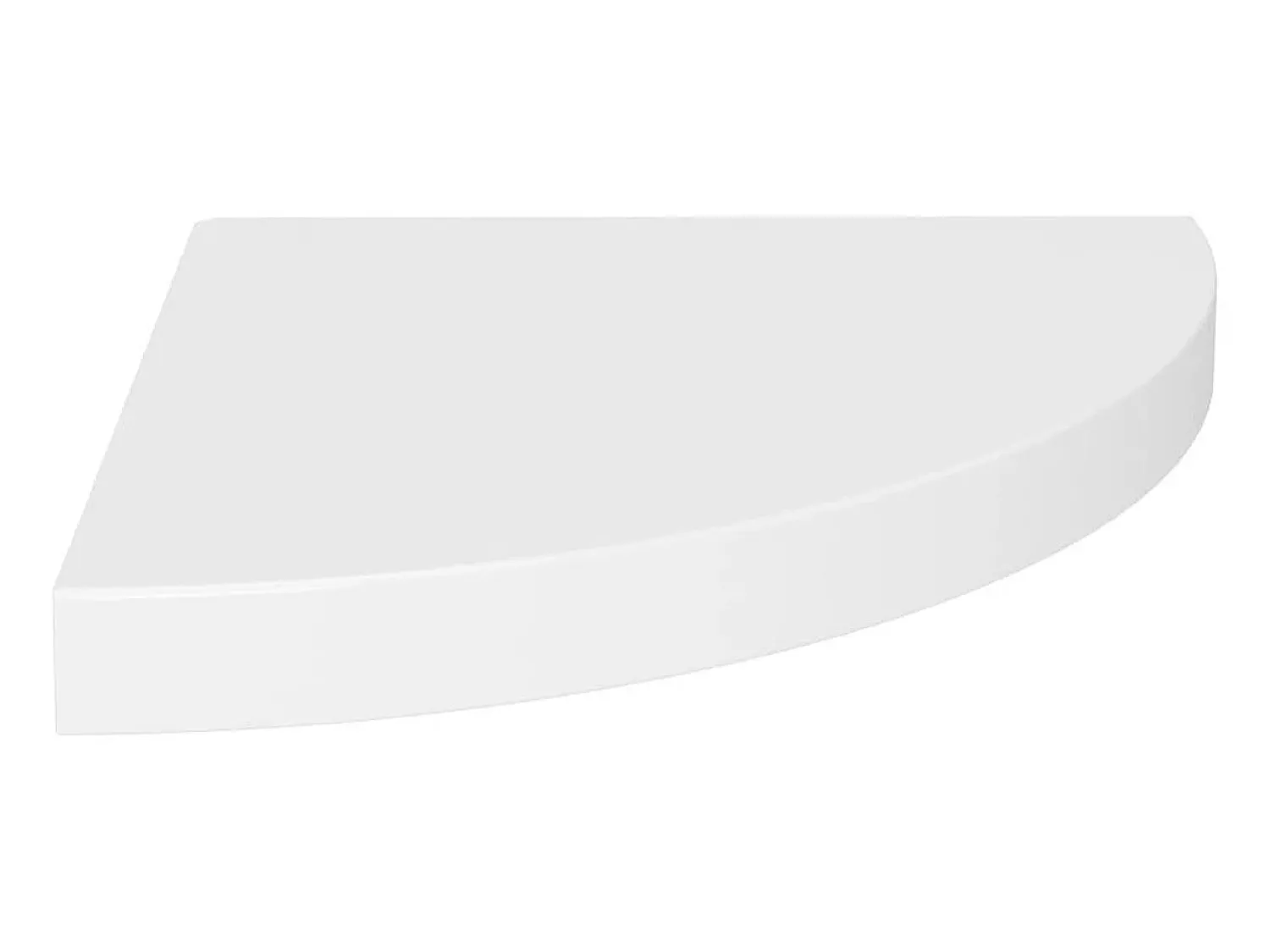 Prateleira de canto suspensa 35x35x3,8 cm MDF PT537394^ Prateleira