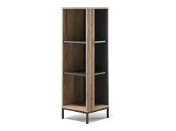 Prateleira*Vicco Prateleira de CD carvalho viking 36x36x120 eliza Natural escuro