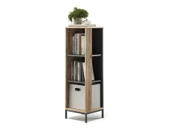 Prateleira*Vicco Prateleira de CD carvalho viking 36x36x120 eliza Natural escuro