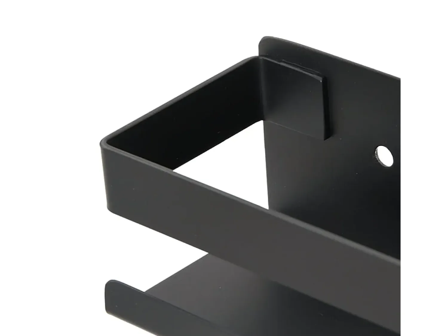 Prateleira|vidaxl Prateleira de chuveiro aço inoxidável 304 escovado -mate Preto