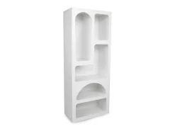 Prateleira*Vente-unique Prateleira de design com 5 nichos - Branca - LUELA Branco