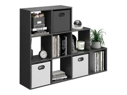 Prateleira*Vicco Prateleira de escada antracite 142.4x29x107.8 Cinza antracite