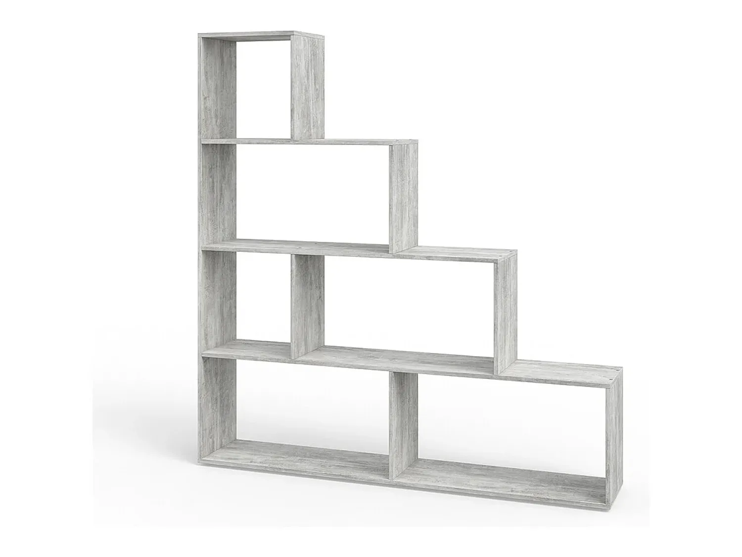 Prateleira|Vicco Prateleira de escada betão 163x29x155 Cinzento claro