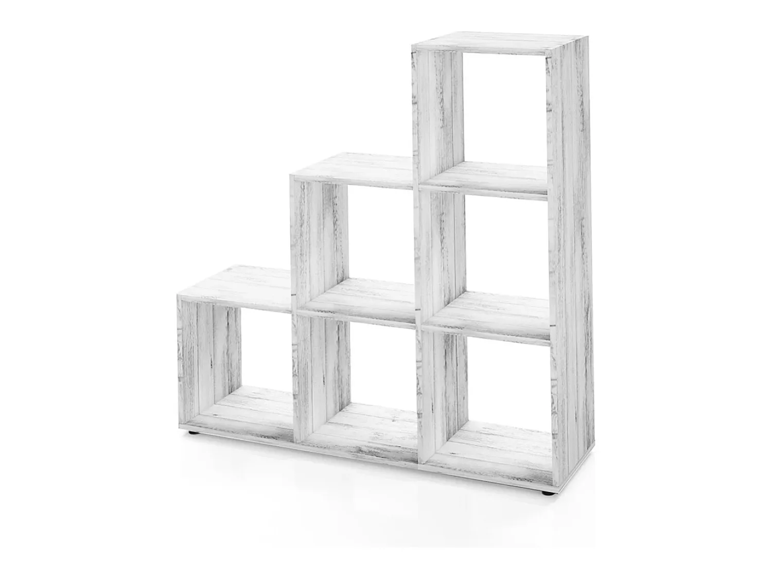 Vicco Prateleira de escada betão 107.2x29x107.8^ Prateleira