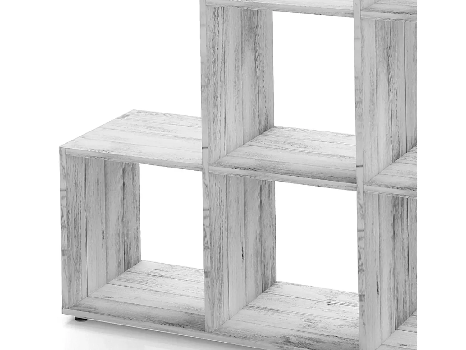 Vicco Prateleira de escada betão 107.2x29x107.8^ Prateleira