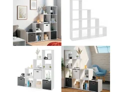 Prateleira|Vicco Prateleira de escada 142.5x29x140 Branco