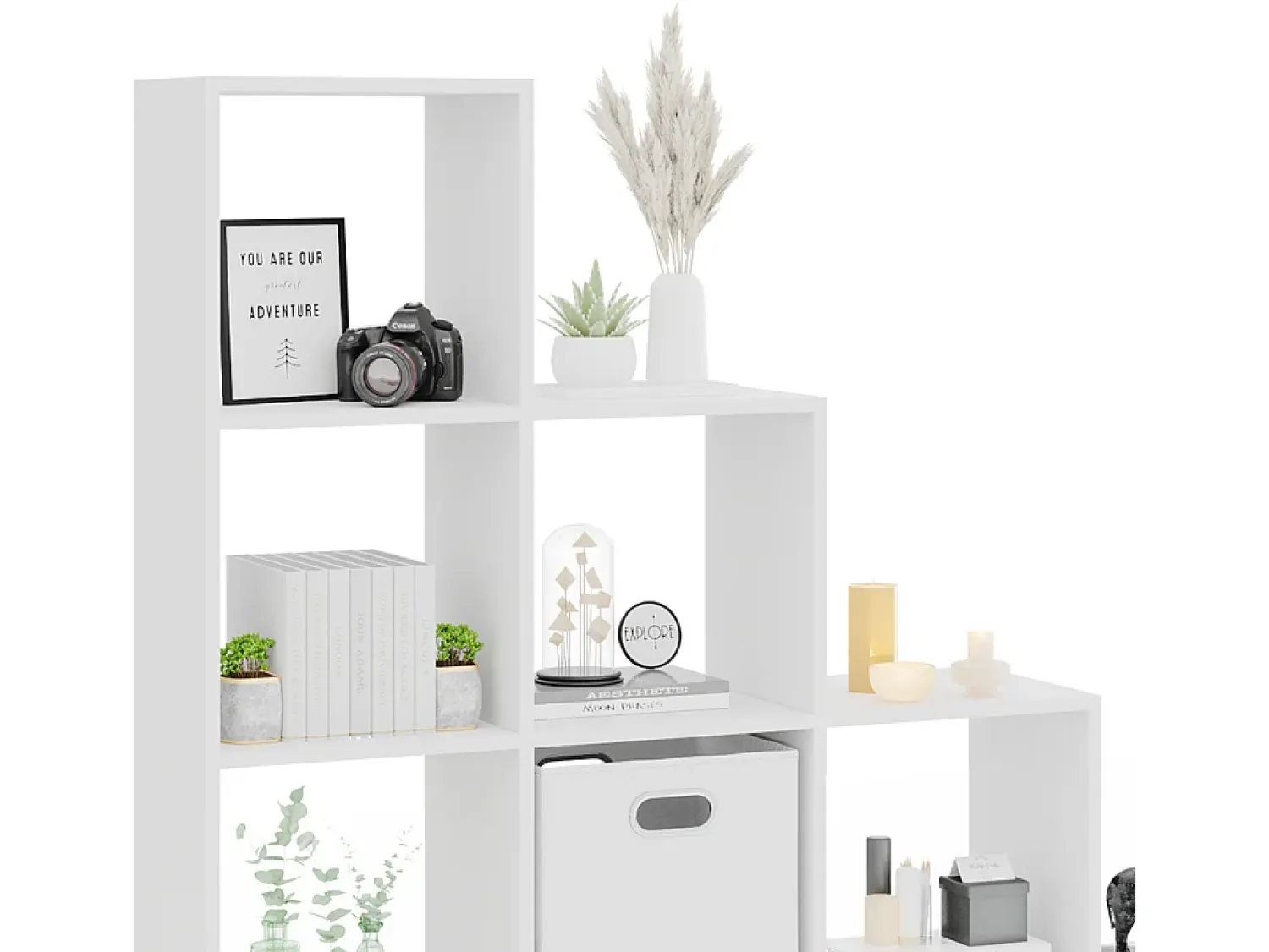 Prateleira|Vicco Prateleira de escada 142.5x29x140 Branco