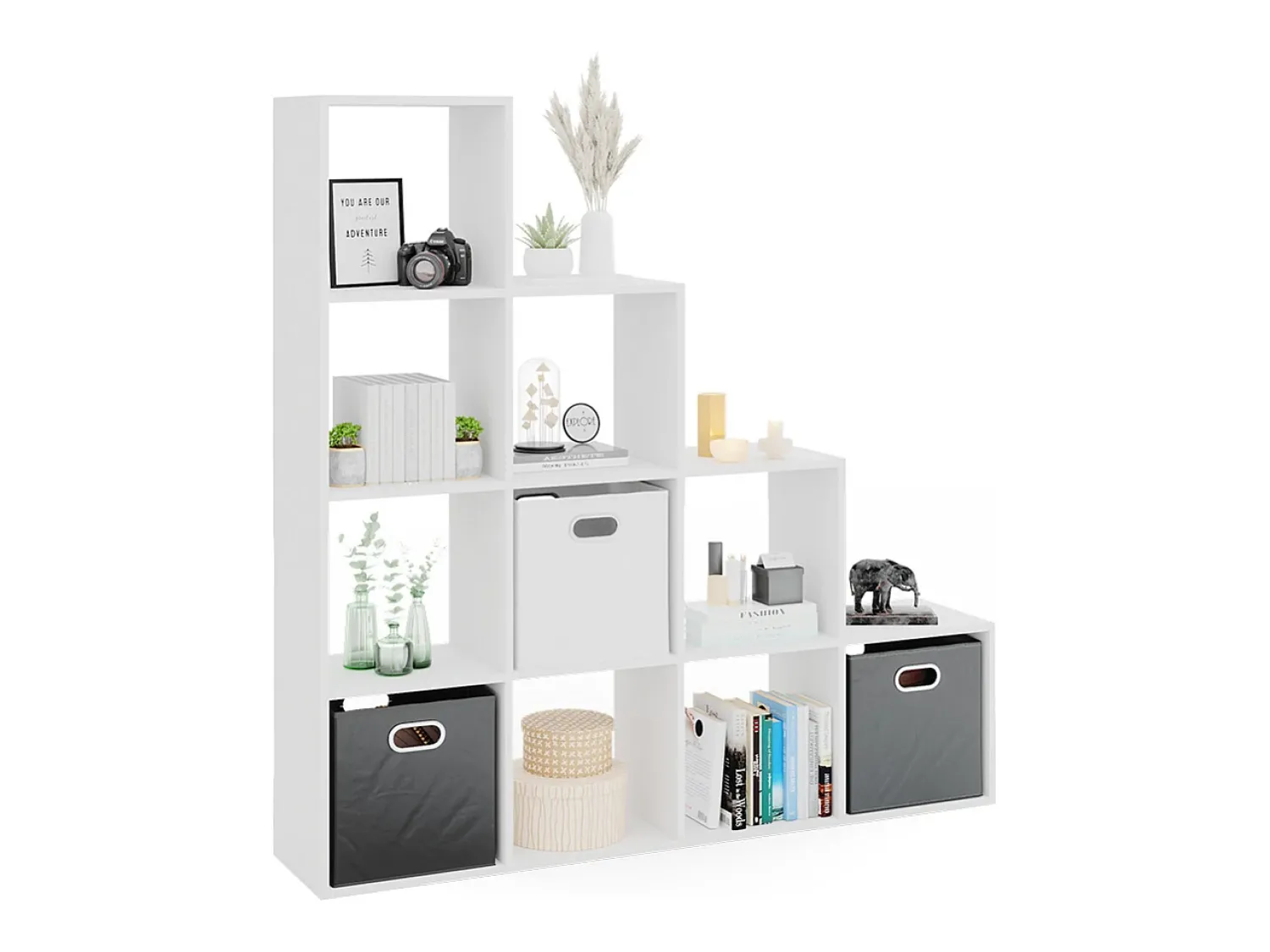 Prateleira|Vicco Prateleira de escada 142.5x29x140 Branco