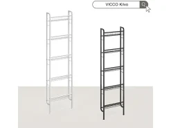Prateleira*Vicco Prateleira de escada 44.5x11x160 klivo Branco