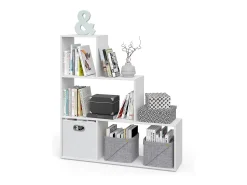 New Vicco Prateleira de escada 116.8x29x123.2 Branco