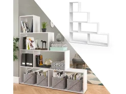Prateleira|Vicco Prateleira de escada 163x29x155 Branco