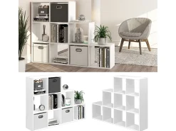 Prateleira*Vicco Prateleira de escada 142.4x29x107.8 Branco