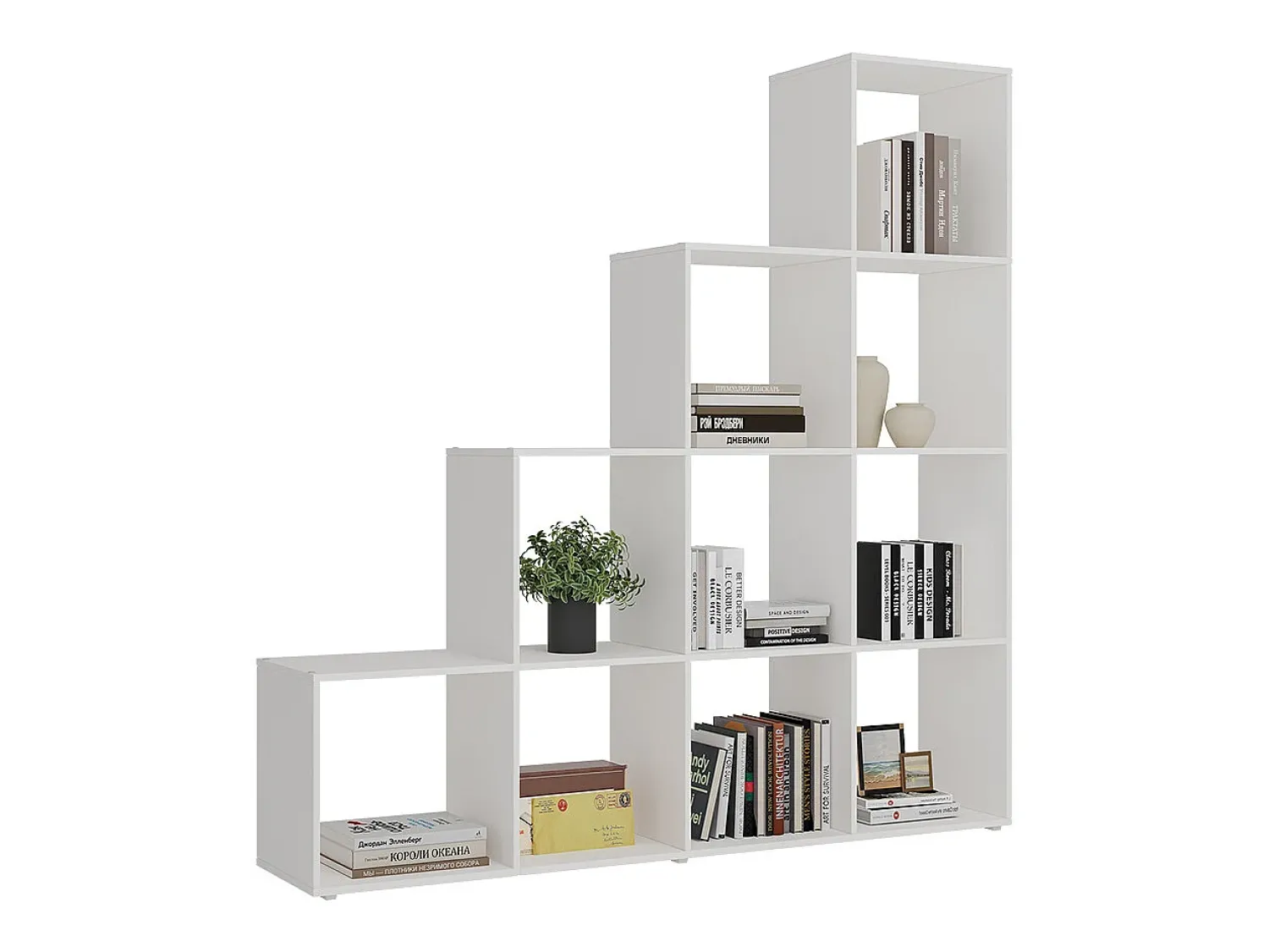 Prateleira|Vicco Prateleira de escada 138x29x143 aramis Branco