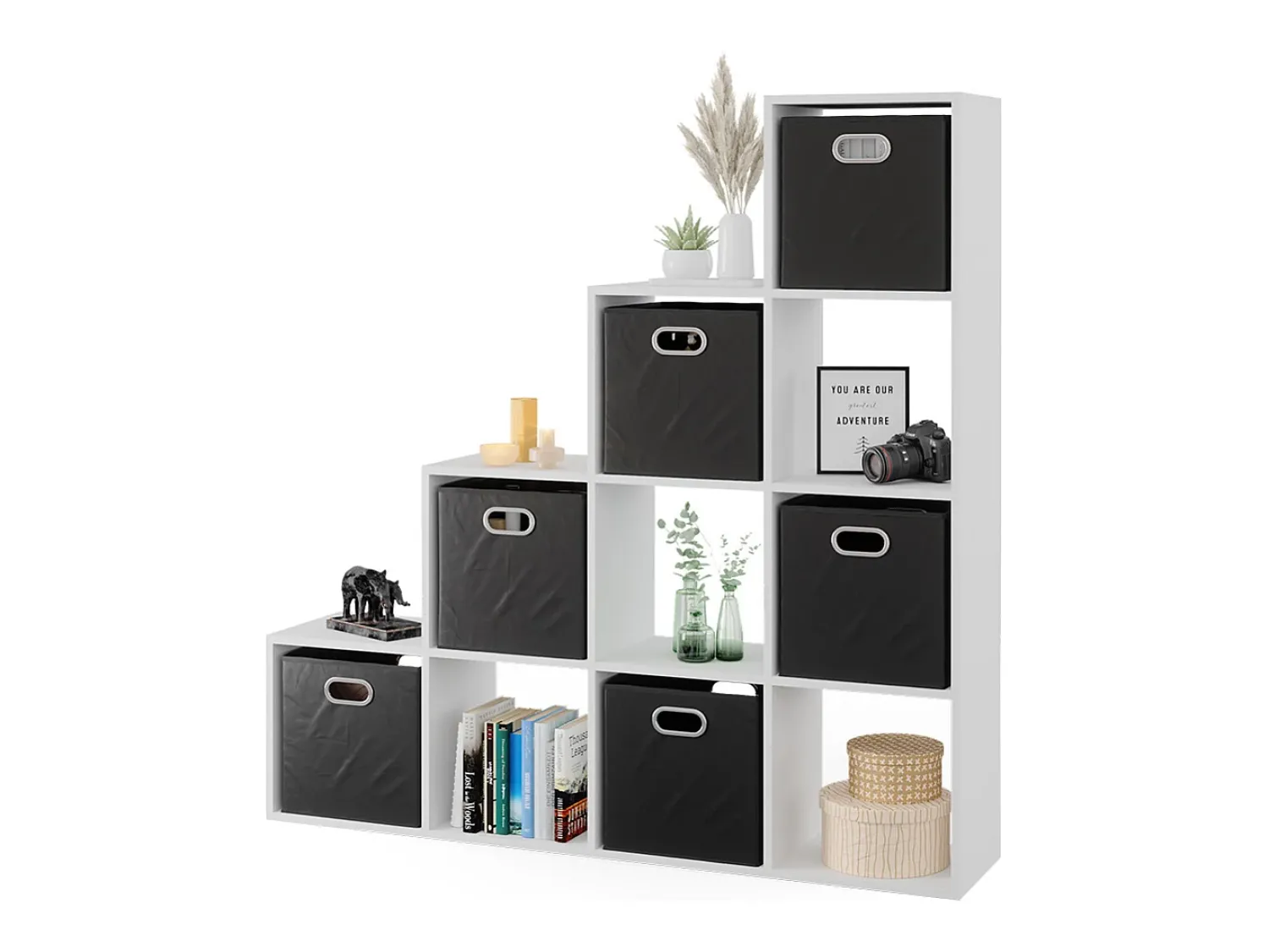 Vicco Prateleira de escada 142.5x29x140^ Prateleira