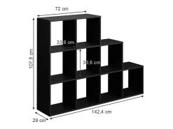 Vicco Prateleira de escada 142.4x29x107.8^ Prateleira