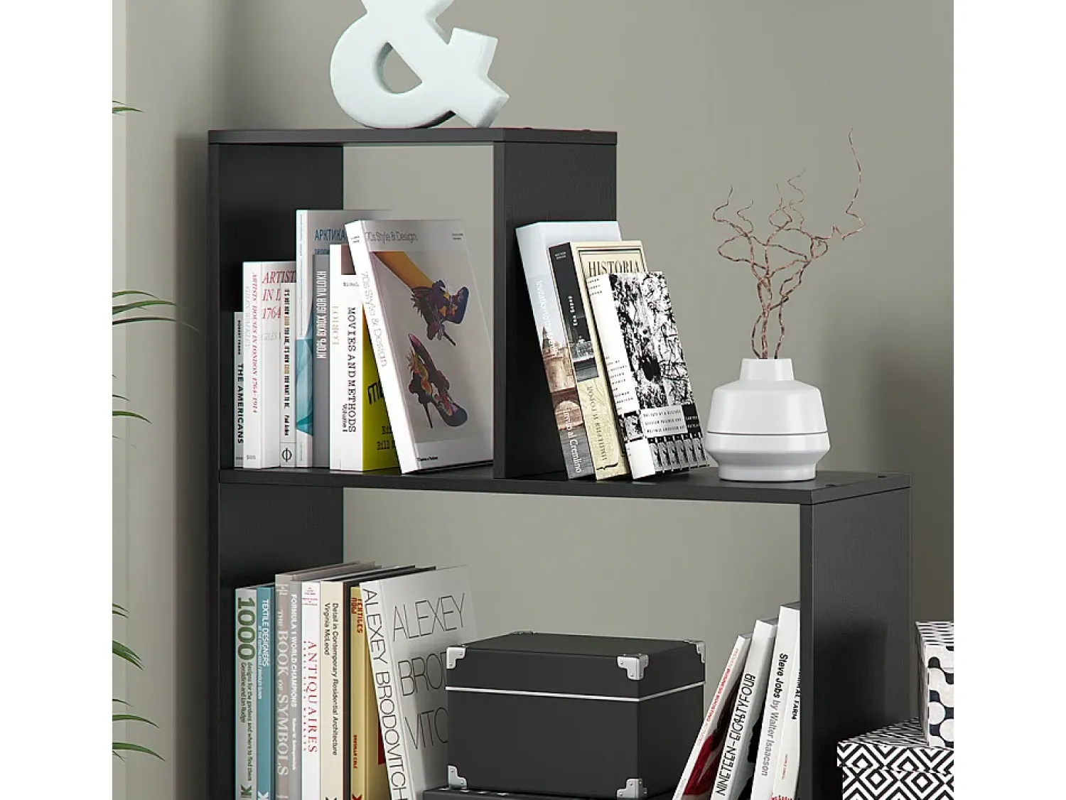 Prateleira|Vicco Prateleira de escada 116.8x29x123.2 Preto