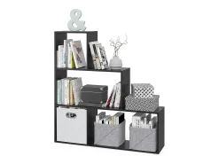 Prateleira|Vicco Prateleira de escada 116.8x29x123.2 Preto