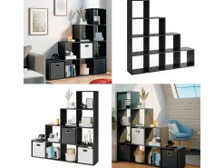 Vicco Prateleira de escada 142.5x29x140^ Prateleira