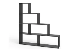Discount Vicco Prateleira de escada 163x29x155 Preto