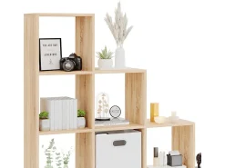 Vicco Prateleira de escada sonoma 142.5x29x140^ Prateleira