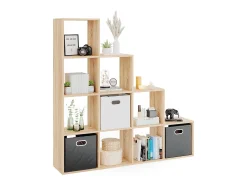 Vicco Prateleira de escada sonoma 142.5x29x140^ Prateleira
