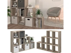 Discount Vicco Prateleira de escada sonoma 142.4x29x107.8 Natural claro