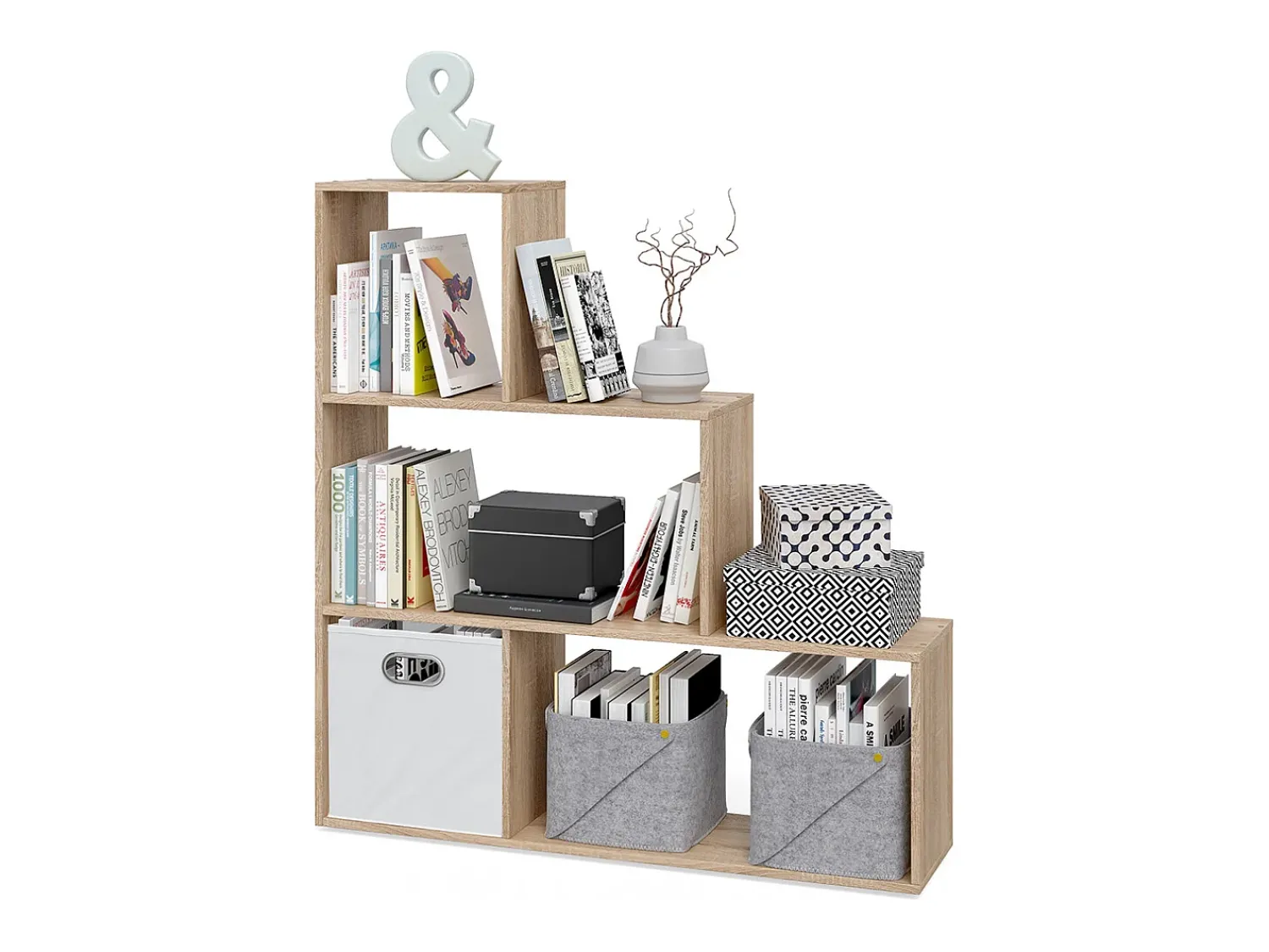 Hot Vicco Prateleira de escada sonoma 116.8x29x123.2 Natural claro