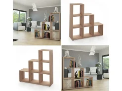 Prateleira|Vicco Prateleira de escada sonoma 105x29x107.5 Natural claro