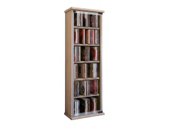 Móvel De Arrumação|VCM Prateleira de mídia de CD / DVD Classic Carvalho Sonoma (Sägerau) A. 92 x L. 31 x P. 18 cm Natural claro