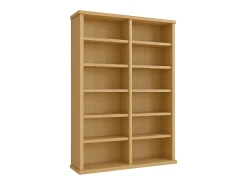 Móvel De Arrumação|VCM Prateleira de mídia de CD / DVD Ronul Livro A. 92 x L. 60 x P. 18 cm Natural claro