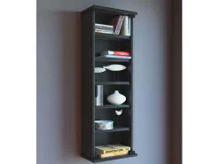 VCM Prateleira de mídia de CD / DVD Lona Preto A. 92 x L. 31 x P. 18 cm^ Móvel De Arrumação