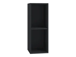 VCM Prateleira de mídia de CD / DVD Platto Preto A. 72 x L. 34 x P. 30 cm^ Móvel De Arrumação