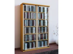 Móvel De Arrumação|VCM Prateleira de mídia de CD / DVD Galerie Livro A. 92 x L. 60 x P. 18 cm Multicor