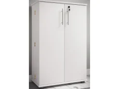 Móvel De Arrumação|VCM Prateleira de mídia de CD / DVD Engalo A. 93 x L. 60 x P. 31 cm Branco