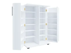 Móvel De Arrumação|VCM Prateleira de mídia de CD / DVD Engalo A. 93 x L. 60 x P. 31 cm Branco