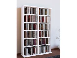 Móvel De Arrumação|VCM Prateleira de mídia de CD / DVD Ronul Branco A. 92 x L. 60 x P. 18 cm Multicor