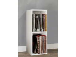 Outlet VCM Prateleira de mídia de CD / DVD Platto Branco A. 72 x L. 34 x P. 30 cm Multicor