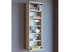 VCM Prateleira de mídia de CD / DVD Lona Sonoma Oak A. 92 x L. 31 x P. 18 cm^ Móvel De Arrumação