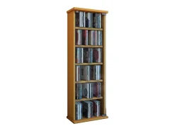 VCM Prateleira de mídia de CD / DVD Vetro Livro A. 92 x L. 31 x P. 18 cm^ Móvel De Arrumação