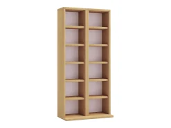 VCM Prateleira de mídia de CD / DVD Milano Livro A. 92 x L. 42 x P. 20 cm^ Móvel De Arrumação