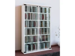 Móvel De Arrumação*VCM Prateleira de mídia de CD / DVD Galerie Branco A. 92 x L. 60 x P. 18 cm Multicor